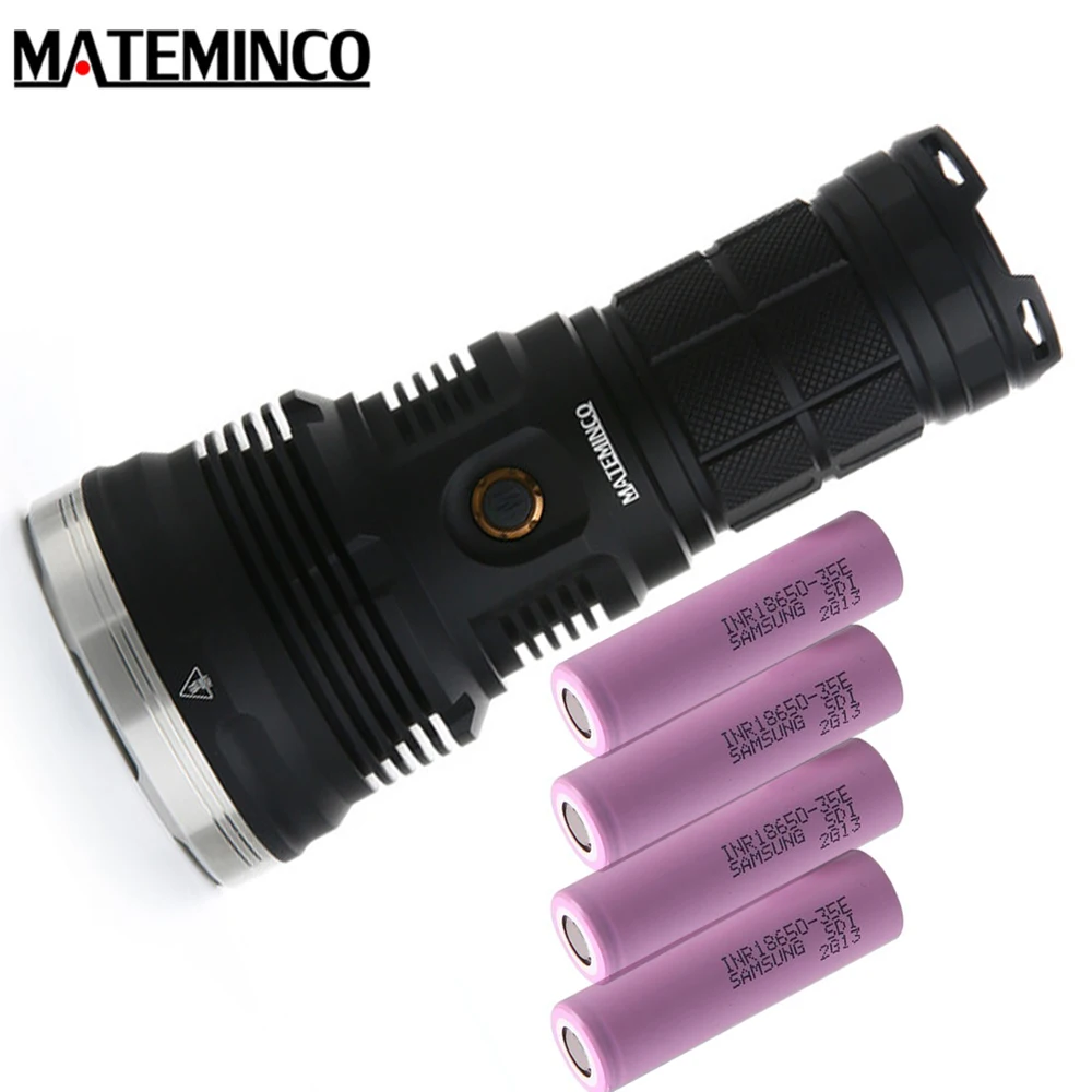 

MATEMINCO MT35 Handheld Flashlight CREE XHP35 HI LED max 2700 lumen Beam distance 1697 meters 7 working modes outdoor torch