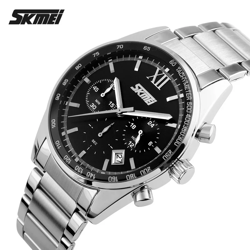 Prix pour 2017 montres hommes de luxe top marque skmei plein acier inoxydable analogique affichage de mode hommes de quartz montre sport montre-bracelet occasionnelle Prix pour 2017 montres hommes de luxe top marque skmei plein acier inoxydable analogique affichage de mode hommes de quartz montre sport montre-bracelet occasionnelle