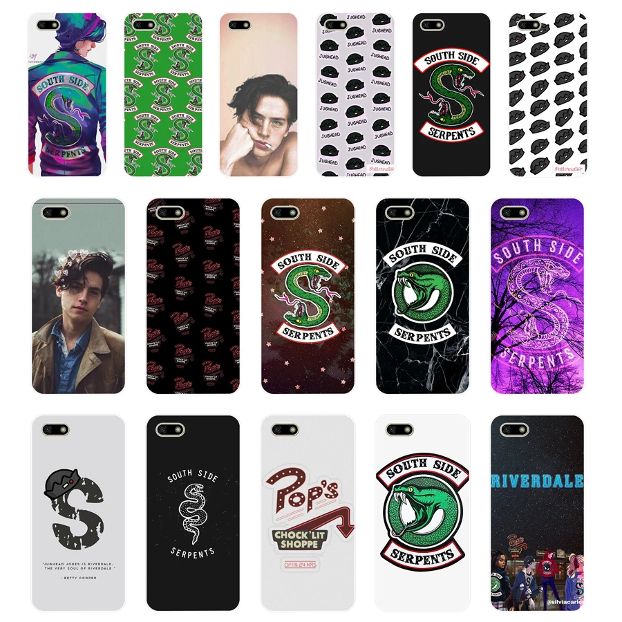

Riverdale South Side Serpents TPU Soft Silicone Case For Huawei Honor 7C 5.7 inch play 7a 5.45 Y5 2018 Russian version Cover