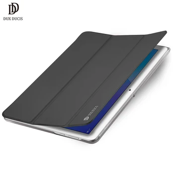 

DUX DUCIS Leather Flip Case For Huawei MediaPad T3 10 Luxury Funda Stand Smart Cover For Honor Play Pad 2 AGS-L09 9.6" Tablet