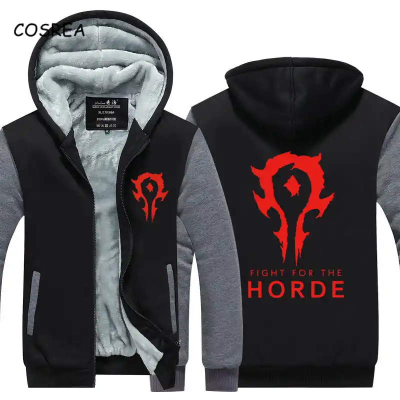 world of warcraft horde hoodie