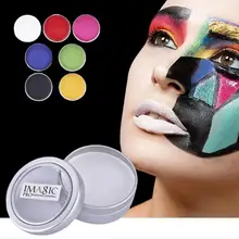 IMAGIC 12g Face Paint Body Painting 7 Colors Choice Safety Drawing Pigment Water-based Makeup Cream Paste Party Halloween Z3