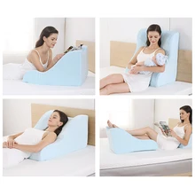 NOYOKE Memory Foam Back Cushion Soft Comfort Breathable Bed Backrest Pad Detachable Slow Rebound Cushions