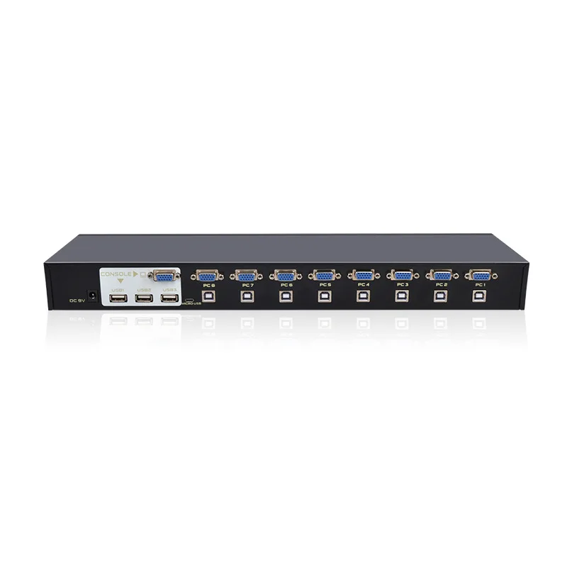 Kvm переключатель с 8 портами ручная кнопка для нажатия VGA USB проводной