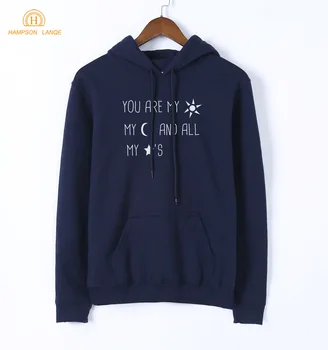 

You Are My Sun, My Moon And My Star's Kpop Sweatshirt 2020 Spring Autumn Korean Hoodies For Lady Warm Tracksuit Women Cute Hoody