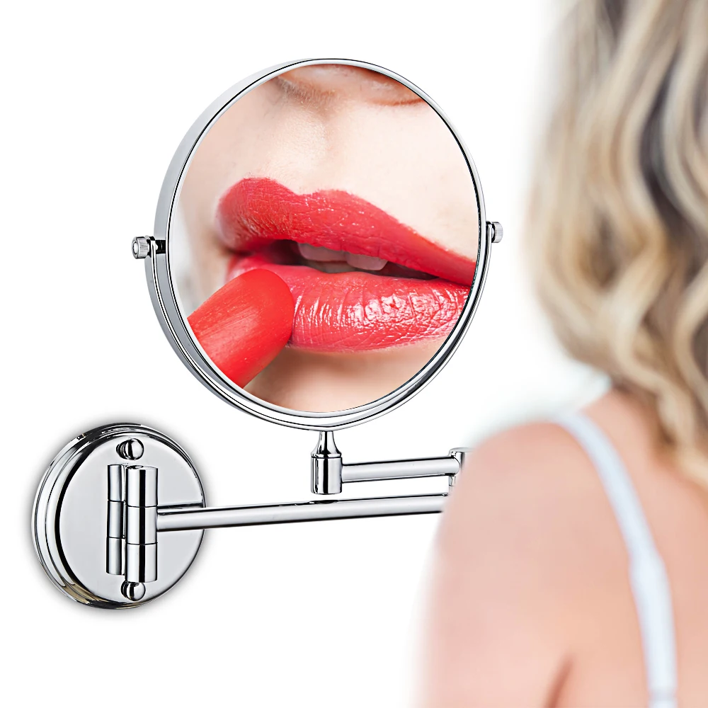 Светодиодный зеркало для макияжа с светодиодный светильник косметическое зеркало 5X увеличительное Miroir светодиодный Miroir Grossissant увеличительное с светодиодный светильник
