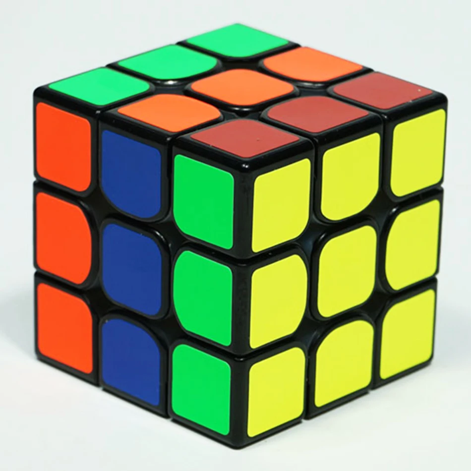 YJ MGC 3x3x3 V1 скоростной куб магнитный черный/белый YongJun 3*3 волшебный пазл игрушки