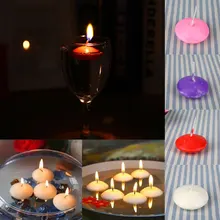 20pcs Small Unscented Floating Candles Home Decor Wedding Birthday Party Dedals