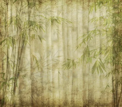 HUAYI (железо) бетонных с бамбуковой фон фоновая декорация для фотосъемки из ткани