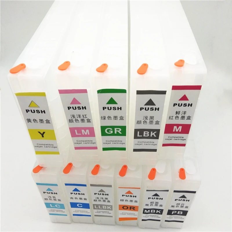 Многоразовый чернильный картридж vilaxh T653A T653B для принтера Epson T6531 T6539 Stylus Pro 4900 с