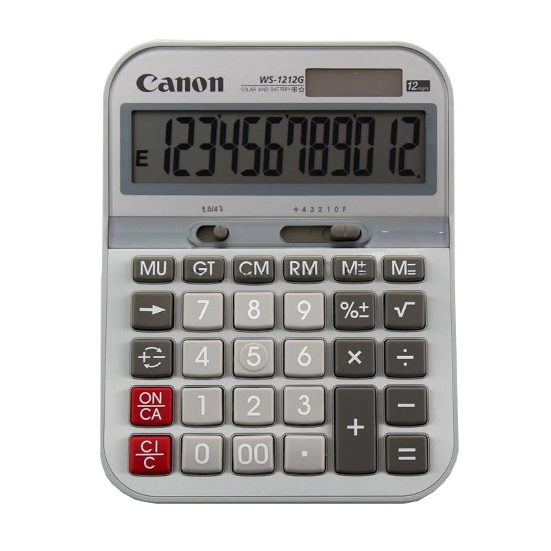 1 Piece Canon WS 1212G Financial Business Fice