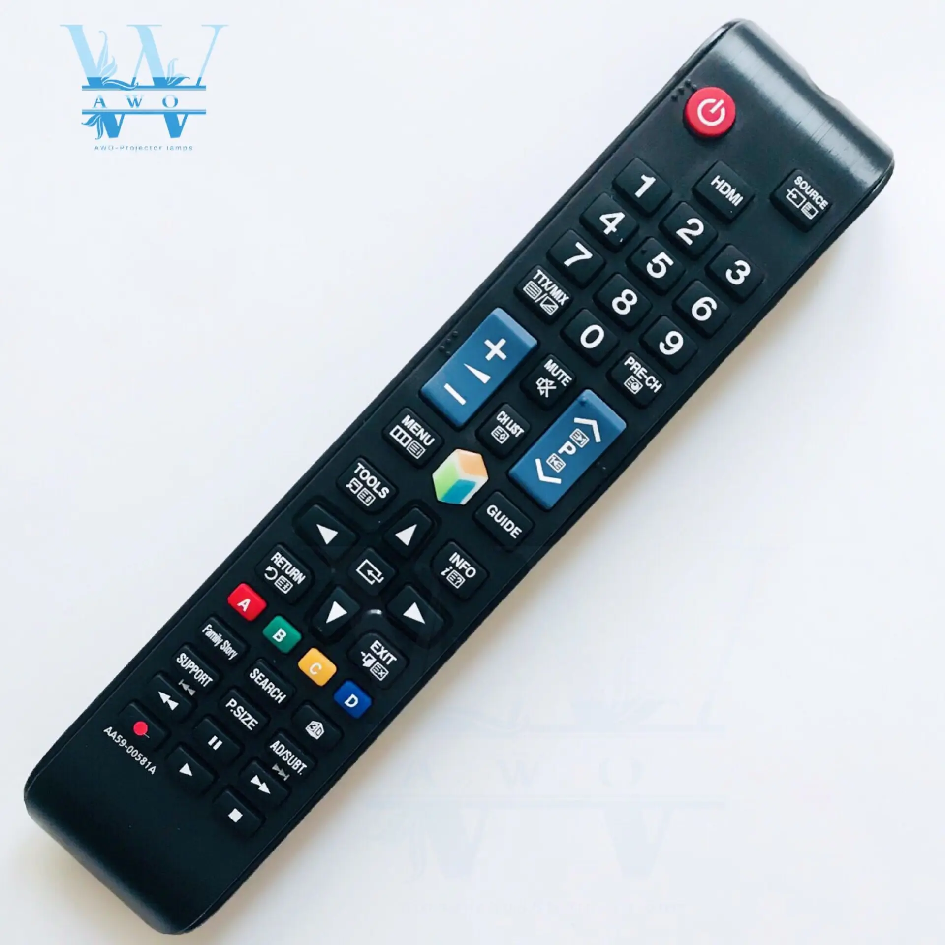 

1PCS New TV control use TV 3D Smart Player TV Remote control For SAMSUNG AA59-00581A AA59-00582A AA59-00594A