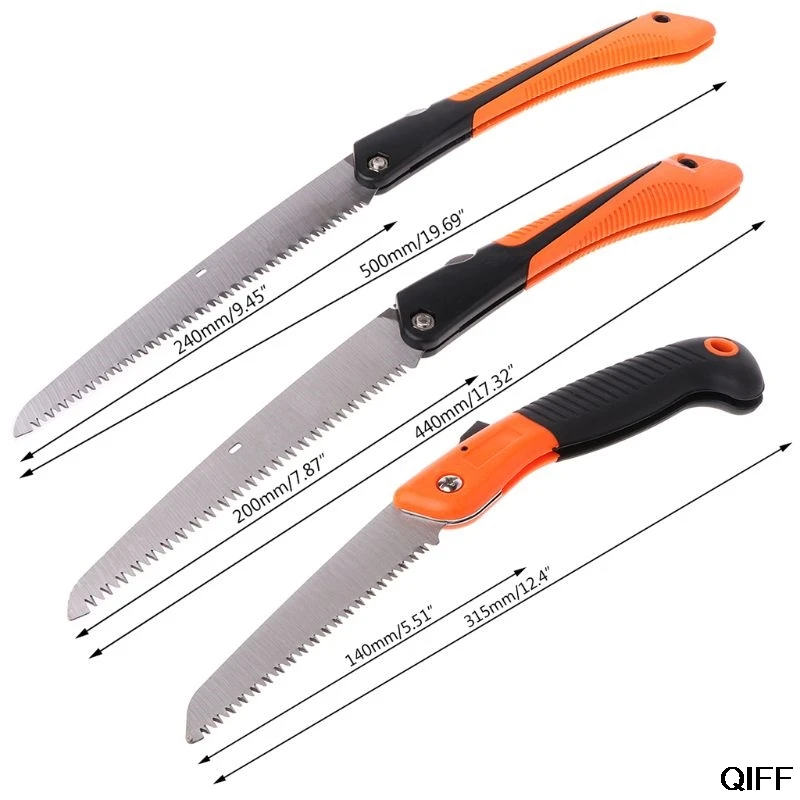 

6/8/10" Folding Saw 7Teeth per Inch Steel Wood Cutting Survival Hand Saw Household Garden Pruning Saw Hand Tools July 3