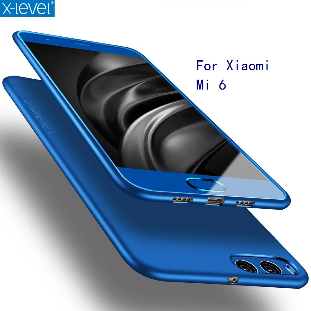 Ультратонкий Мягкий матовый чехол из ТПУ для Xiaomi Mi 6 X-Level с эффектом потертости