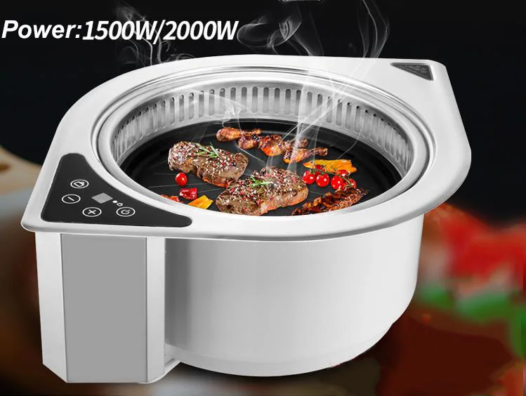 

Commercial Embedded Electric Oven Far Infrared Barbecue Roaster Korean Self-service BBQ Machine for Restaurant GER-2000DCT