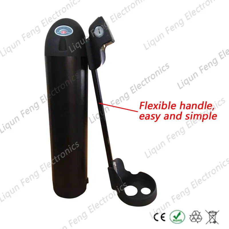 Perfect Free Tax 48V 13AH Electric Bike Battery Lithium ion Bottle Water Kettle Battery Ebike Battery For Bafang BBS01 BBS02 500W 750W 9