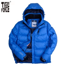 TIGER KRAFT Männer Winterjacke Fashion Gepolsterte Baumwolle Mantel Parka Marke Winter Dicke Polyester Jacke Europäische Marke Kostenloser Versand