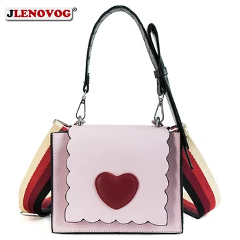 

Women Fashion Red Heart Handbag Chic Designer Mini Shoulder Bag Pink White Black Crossbody Purse for Ladies Girls Sweet Tote Bag