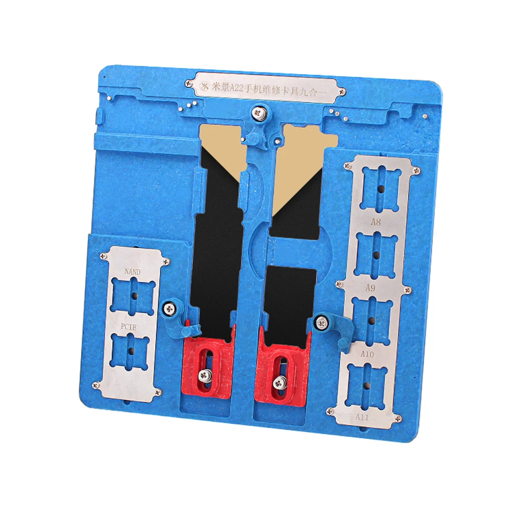 A22 9in1 Phone Repair Motherboard Fixture PCB Holder For Iphone 5s/6g/6s/6p/6sp/7/7p/8/8p Remove Glue Jip DIY Iphone Repair Tool A22 9in1 Phone Repair Motherboard Fixture PCB Holder For Iphone 5s/6g/6s/6p/6sp/7/7p/8/8p Remove Glue Jip DIY Iphone Repair Tool