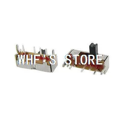 

15 Pcs x Panel PCB 4 Pin 3 Position 1P3T SP3T Slide Switch Side Knob 0.5A 50V DC