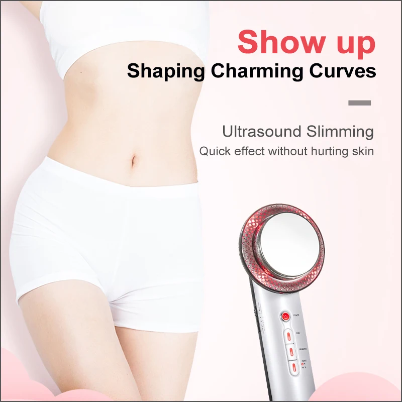  RZ 3 In 1 EMS Infrared Ultrasonic Body Legs Massager Device Ultrasonic Slimming Fat Burner Galvanic
