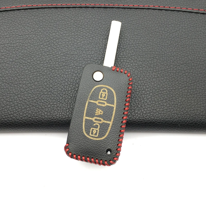 Автомобильный Брелок чехол для Citroen C3 C4 Xsara Picasso berlingo C5 C8 Peugeot 3 кнопки Складной