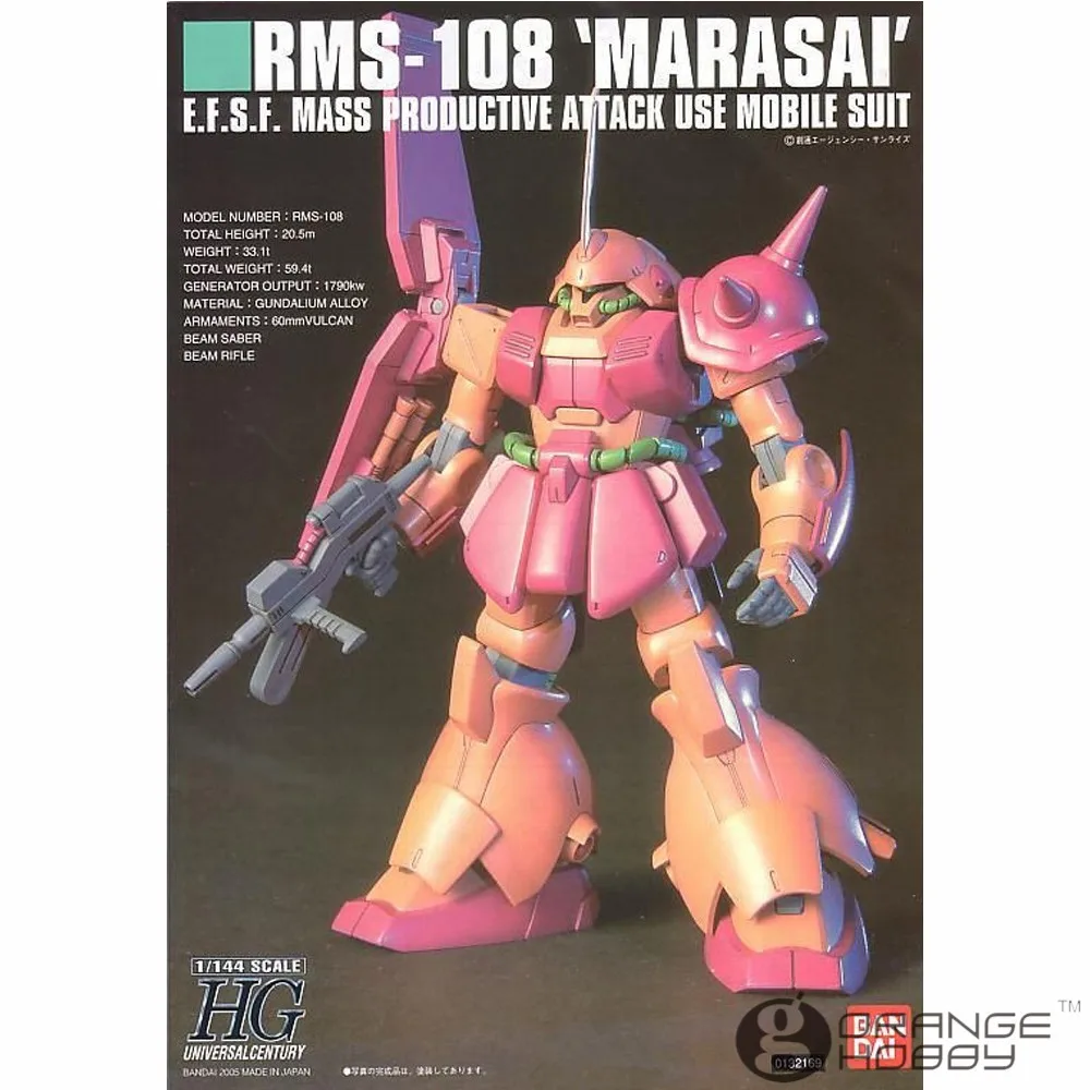 OHS Bandai HGUC 052 1/144 RMS-108 Marasai мобильный костюм сборки модель Наборы