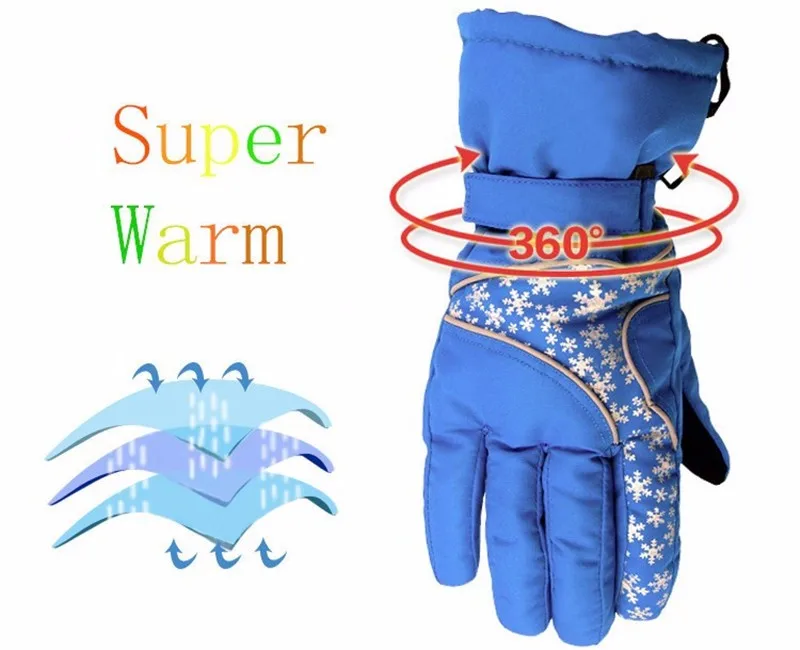 Новые женские лыжные перчатки для сноуборда, снегоходы, мотоциклетные теплые зимние перчатки, ветрозащитные унисекс, женские зимние лыжные перчатки
