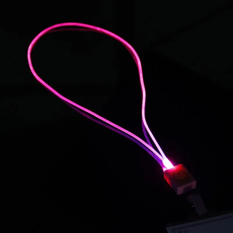 10 шт./партия светодиодное ожерелье светящийся id держатель для карт шеи фонарь на шнурке вверх направляющая игрушка на шнурке s вечерние принадлежности для событий светящаяся игрушка на шнурке
