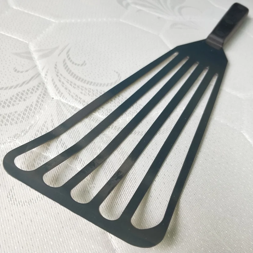 MIU France Large Stainless Steel Slotted Turner, 3-1/2 by 13-1/2-Inch (90110-Large)