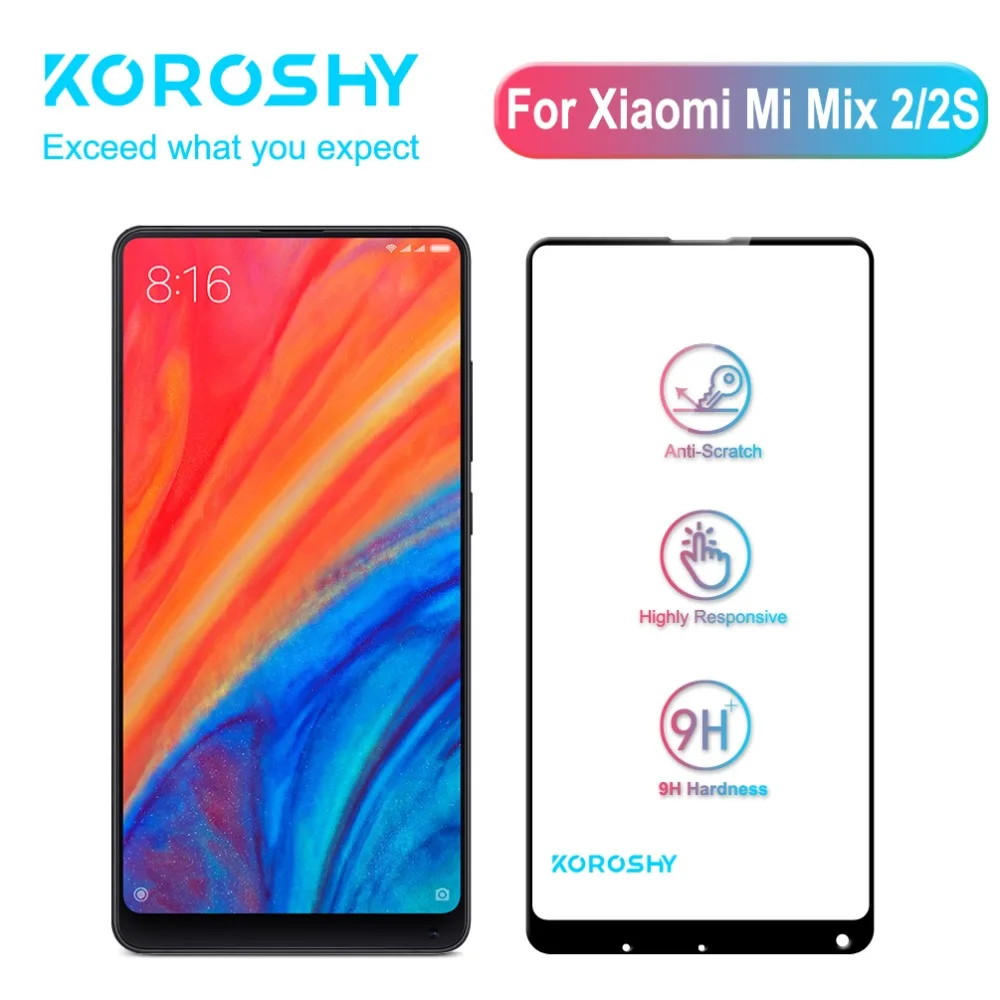 Защитное стекло для Xiaomi Mi Mix 2 S Xiomi Mix2 Mix2S | Мобильные телефоны и аксессуары