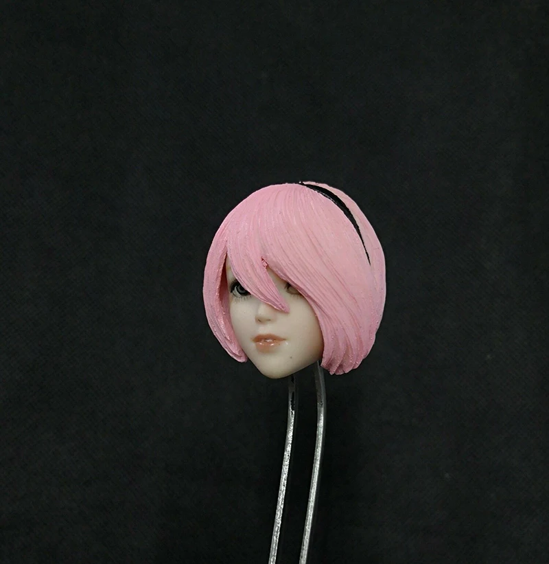 Масштаб 1/6 бледная кожа 2B PS4 NieR Automata аниме женская голова игрушка скульптура с