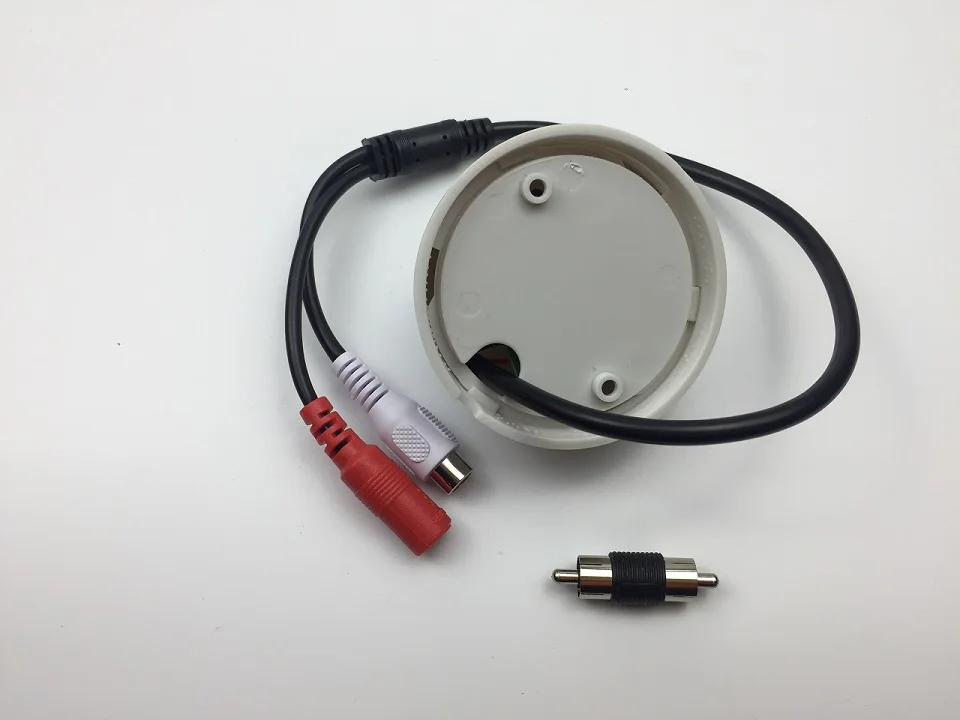 Видеонаблюдения микрофон Гольф Форма аудио подслушивающих устройств Audio Пикап устройства Высокая чувствительность 12 В DC звук Мониторы