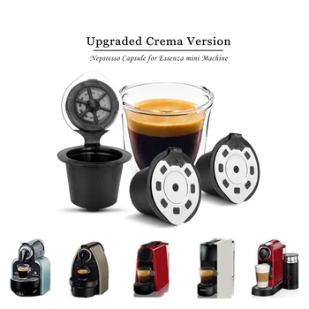 Upgraded Version 3/4pcs Refillable Nespresso Capsule for Nespresso Coffee machine Refillable Capsule Reusable Nespresso Capsule