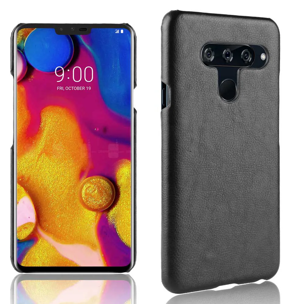 

For LG V40 phone case cover Vintage PU Leather back cover case for LG V40 / V40 ThinQ 2018 6.4 inches Hard Case