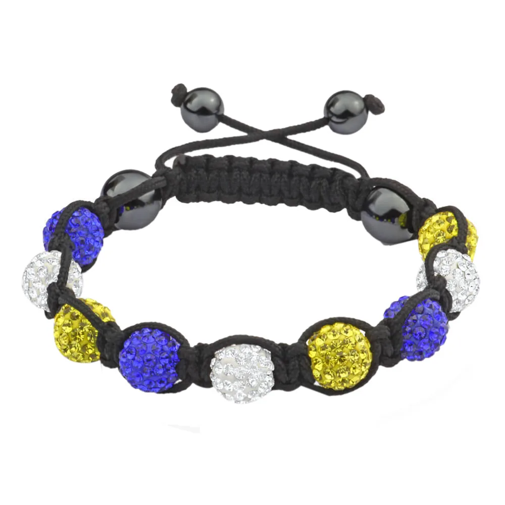 2016 Summer Jewelry Amazing Bracelet Clay Balls Pave Czech Crystal