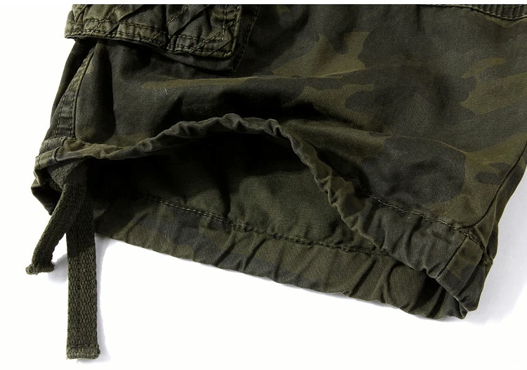 Камуфляжные свободные мужские шорты Карго, крутые, лето, военные камуфляжные короткие штаны, мужские шорты Карго, 29-40