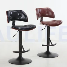Европейский барный стул высокий табурет стул с подъемным механизмом вращающийся барный стул простые дома спинки Высокий стул для кассира