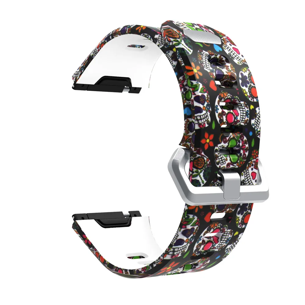 Красочные ремешки для Fitbit Ionic умные часы Аксессуары Регулируемый сменный Браслет Силиконовый ремешок для браслета на запястье браслет - Цвет: Color M