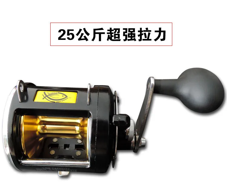 Relação de Engrenagem Power Trolling Carretel Super Forte Barco Pesca Jigging Grande Jogo Água Salgada Mar 55lb 8bb 3.4: 1 4 High Quality Esporte e Lazer