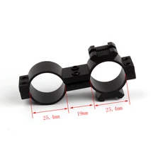 Ohhunt прицел фонарики Лазерная бочка 25,4 мм кольца крепление с 20 мм Пикатинни Вивер рельс Охота Тактический