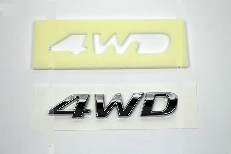 100 шт. DHL ABS 4WD автомобиля хвост укладки Наклейки Логотипы марок Аксессуары для Elantra