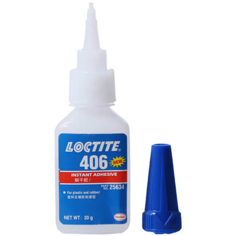 Loctite 10 шт. 20 г 406 клей моментального действия универсальный тип липкий пластик, резина быстрый клей-момент