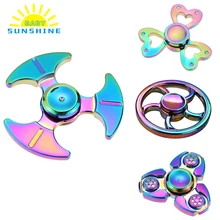 Антистресс красочный Спиннер EDC ручной Спиннер время вращения длинный для аутизма и СДВГ Спиннер забавные антистрессовые игрушки