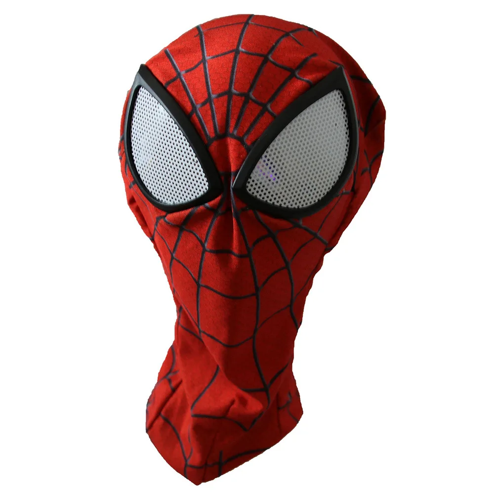 

3D Spiderman Homecoming Masks Avengers Infinity War Iron Spider Man Cosplay Costumes Lycra Mask Superhero Lenses