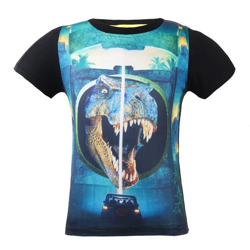 

Old Jurassic World dinosaur Children Kids Shorts Tops Tees T Shirt Fille Summer Teenager Boys Dragon T-Shirt For boy 3-9 Years