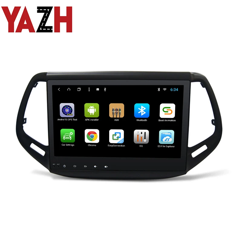 Discount YAZH 10.1 Inch Android Car GPS Navigation For Jeep Compass 2017 2018 1 Din Radio Multimedia auto head unit stereo No DVD Player 1 Discount YAZH 10.1 Inch Android Car GPS Navigation For Jeep Compass 2017 2018 1 Din Radio Multimedia auto head unit stereo No DVD Player 1