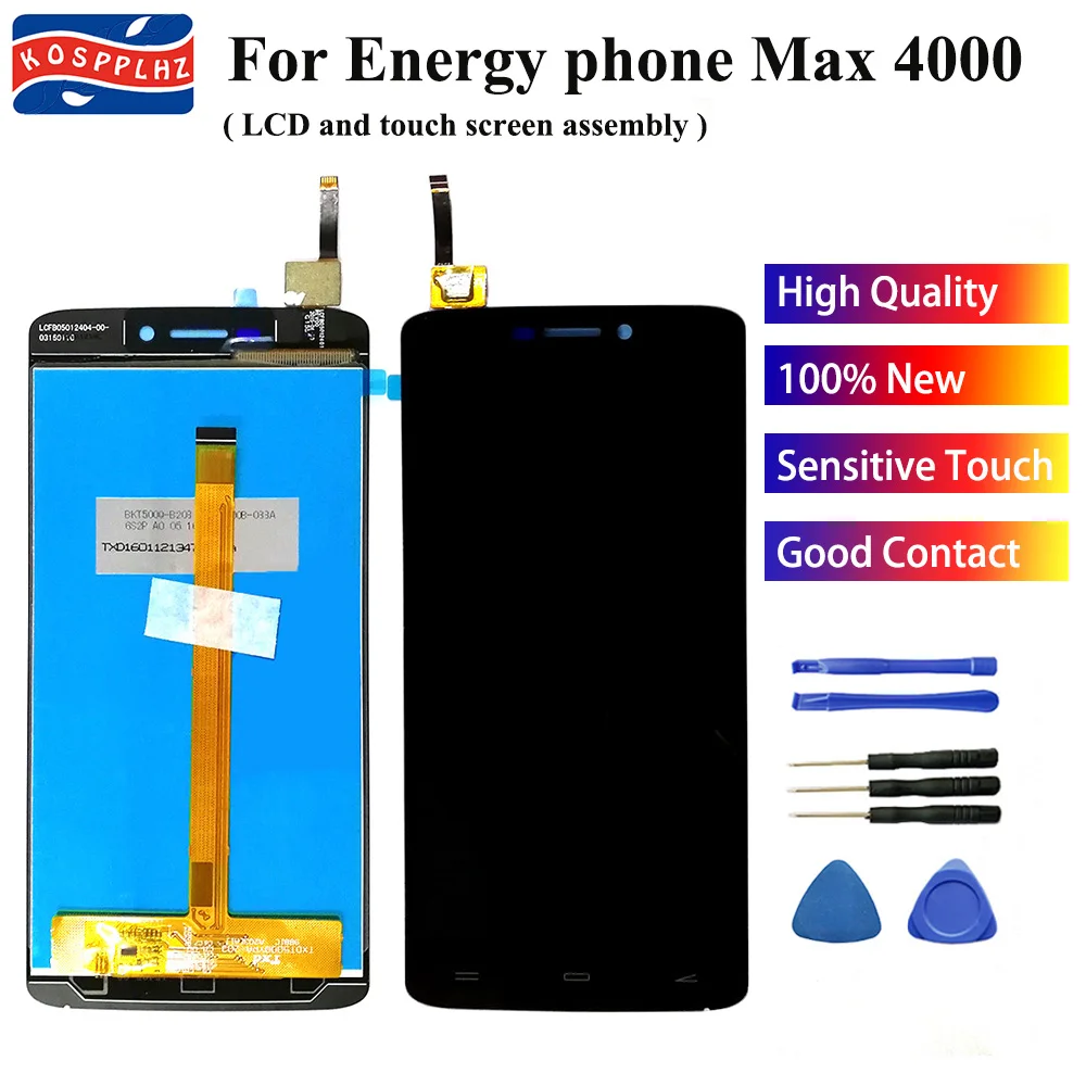 ЖК дисплей и дигитайзер сенсорного экрана для телефона Energy Sistem Max 4000 замена 5 0