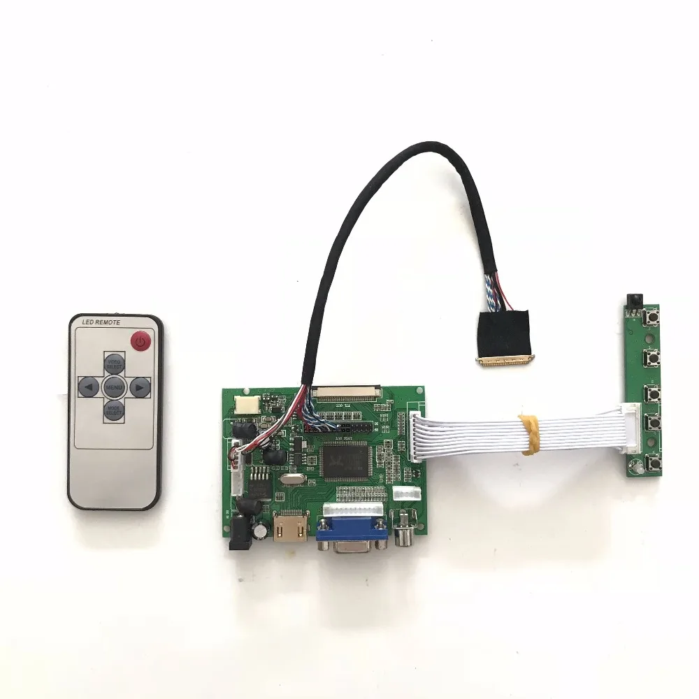 

RTD2660 VGA AV LCD Controller Board LED for B140XW01 V0 V2 V8 14 inch 1366x768 LED backlight TFT LCD screen Free shipping
