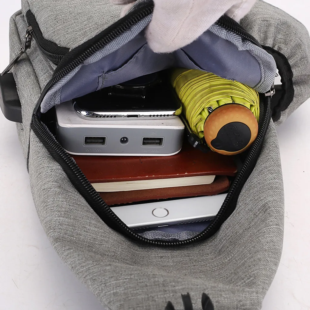 Мужская маленькая нагрудная сумка для путешествий, походная сумка через плечо для зарядки груди, модная дорожная сумка, многофункциональная сумка-мессенджер, 6,41